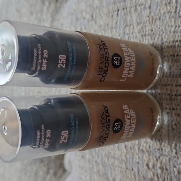 REVLON BRAND COLORSTAY LONGWEAR MAKEUP FOUNDATION #250 FRESH BEIGE BUNDLE OF 2 - Picture 2 of 7